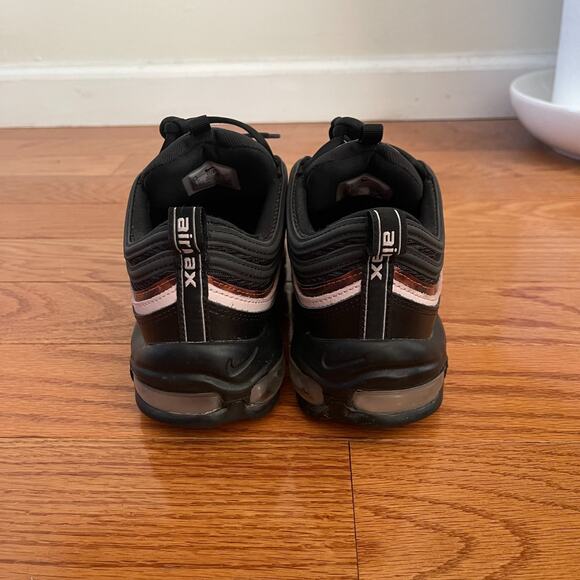 Nike Air Max 97 Womens 9.5 Black Barely Rose CU4751-001 Running Sneakers Casual - Picture 4 of 9